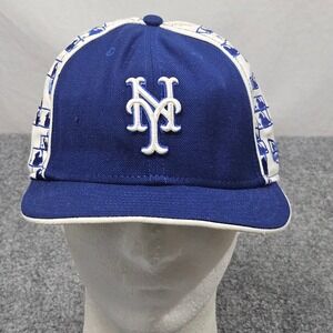 New York Mets New Era‎ Hat Mens 7 3/8 Blue White MLB 59FIFTY Fitted Baseball Cap